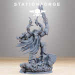 Corrupted Archon / Demon / Chaos / Corrupted / Boss / Gig guy / Sci Fi / Space / Table Top / Station Forge / 3D Print / 4K Mini / Wargaming