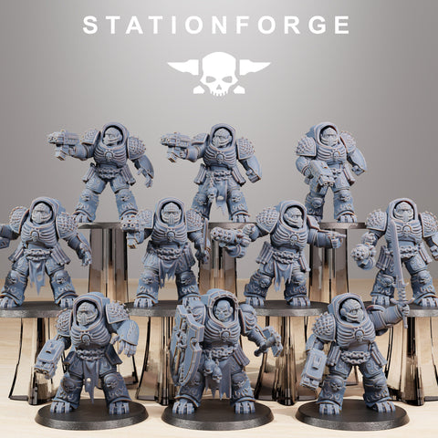 Socratis Doom Reaper Vanguards / Commando / Marine / Soldier / Infantry / Sci Fi / Space/Table Top/Station Forge/3D Print /4K Mini/Wargaming