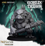 Swamp Trolls / Mounted / Goblins / Cavalry / Frog Riders / Swamp  / Army / Fantasy / Table Top / Highland / 3D Print / 4K Mini / Wargaming