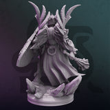 Zyril / Elf / Warrior / Knight / Paladin / Hero / DnD / Pathfinder / DM Stash / 3D Print / 4K Mini / TableTop Miniature / 32mm / 75mm