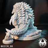 Sandslash / Sandshrew / Hedgehog/ Ground / Kaijumon / DnD / Monster / Miniature / 3D Print / 4K Mini /TableTop Miniature