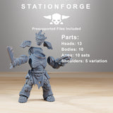 Socratis Doom Reapers / Commando / Marine / Soldier / Infantry / Sci Fi / Space / Table Top / Station Forge / 3D Print /4K Mini/Wargaming