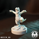 Water starter / Pokemon / Kaijumon / Totodile / Croconaw / Feraligator / DnD / Monster / Miniature / 3D Print / 4K Mini / TableTop Miniature