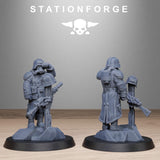 GrimGuard Objective Markers / Soldier / Imperial / Infantry / Objectives / Sci Fi / Space / Station Forge / 3D Print / Wargaming
