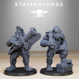 Orkaz Team Fighters / Spec Ops / Orkaz / Orc / Heavy / Infantry / Sci Fi / Space / Table Top / Station Forge / 3D Print / Wargaming