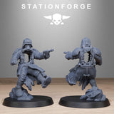 GrimGuard Objective Markers / Soldier / Imperial / Infantry / Objectives / Sci Fi / Space / Station Forge / 3D Print / Wargaming