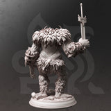 Hyol Droll / Cave Troll / Troll / Monster / Magic / Pathfinder / DnD / DM Stash / 3D Print / 4K Mini / TableTop Miniature / 32mm / 75mm