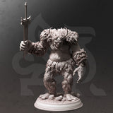 Hyol Droll / Cave Troll / Troll / Monster / Magic / Pathfinder / DnD / DM Stash / 3D Print / 4K Mini / TableTop Miniature / 32mm / 75mm