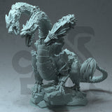 Volitra / Hydra / Monster / Snake/ Fey / Magic / Pathfinder / DnD / DM Stash / 3D Print / 4K Mini / TableTop Miniature / 32mm / 75mm