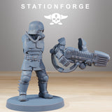 GrimGuard Commandos / Soldier / Commando / Imperial / Infantry / Sci Fi / Space / Table Top / Station Forge / 3D Print / 4K Mini / Wargaming