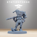 Orkaz Mobsta / Pirate / Orkaz / Orc / Goblin / Machine / Mob / Sci Fi / Space / Table Top / Station Forge / 3D Print / Wargaming