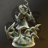 Zarbaeth / Elf / Fey / Druid  / Wasteland / Hero / DnD / Pathfinder / DM Stash / 3D Print / 4K Mini / TableTop Miniature / 32mm / 75mm