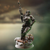 Aldith / Sniper / Ranger / Mech  / Wasteland / Hero / DnD / Pathfinder / DM Stash / 3D Print / 4K Mini / TableTop Miniature / 32mm / 75mm