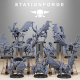 Xenarid Flyer Crawlers / Bug / Infantry / Nids / Infantry / Brood / Swarm / Sci Fi / Space / Table Top / Station Forge / 3D Print /Wargaming