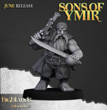 Dwarf Pirates / Dwarfs / Infantry / Pirates / Sons of Ymir / Dwarf  Army / Fantasy / Table Top / Highland / 3D Print / 4K Mini/Wargaming