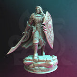 Yinsylim / Elf / Warrior / Paladin / DnD / GM Stash / 3D Print / 4K Mini / TableTop Miniature / 32mm / 75mm