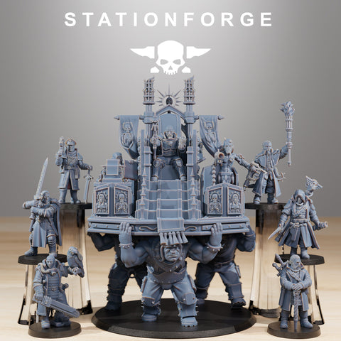 National Guard Royals / Guard / Royal / Imperial / Leader / Sci Fi / Space / Table Top / Station Forge / 3D Print / 4K Mini / Wargaming