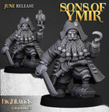 Dwarf Pirates / Dwarfs / Infantry / Pirates / Sons of Ymir / Dwarf  Army / Fantasy / Table Top / Highland / 3D Print / 4K Mini/Wargaming