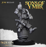 Dwarf Pirates / Dwarfs / Infantry / Pirates / Sons of Ymir / Dwarf  Army / Fantasy / Table Top / Highland / 3D Print / 4K Mini/Wargaming