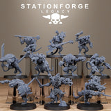 Rotfang Infantry / Rats / Vermin / Infantry / Dungeon / Steampunk / Fantasy / Table Top / Station Forge Legacy / DnD /  Wargaming