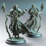 Synoria / Sorcerer / Caster / Fey / Spellcaster / Fairy / Elf / Druid / Magic / Fae / DnD / DM Stash / 3D Print / TableTop / 32mm / 75mm