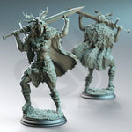 Aram'ra / Fey / Barbarian / Fighter / Fairy / Elf / Druid / Magic / Fae  / Fey touched / DnD / DM Stash / 3D Print / TableTop / 32mm / 75mm