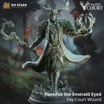 Pontifax / Wizard / Caster / Fey / Spellcaster / Fairy / Elf / Druid / Magic / Fae / DnD / DM Stash / 3D Print / TableTop / 32mm / 75mm