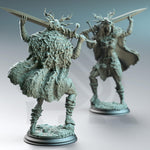Aram'ra / Fey / Barbarian / Fighter / Fairy / Elf / Druid / Magic / Fae  / Fey touched / DnD / DM Stash / 3D Print / TableTop / 32mm / 75mm