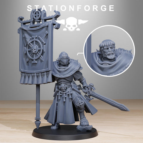 Vodalites Flag Bearer / Soldier / Trench / Imperial / Crusade / Infantry / Sci Fi / Table Top / Station Forge / 3D Print / Wargaming