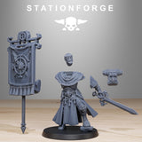 Vodalites Flag Bearer / Soldier / Trench / Imperial / Crusade / Infantry / Sci Fi / Table Top / Station Forge / 3D Print / Wargaming
