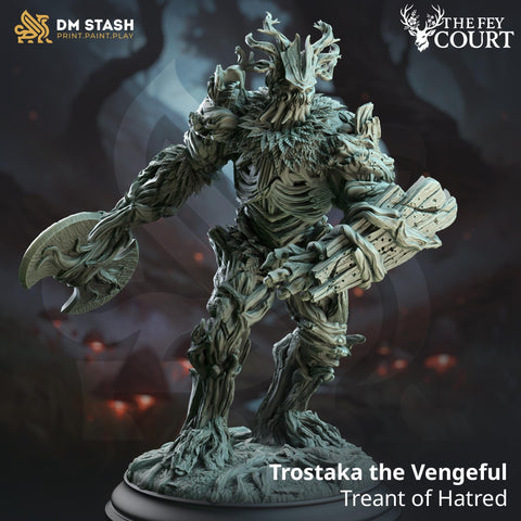 Trostaka / Treant of Hatred / Creature / Tree / Treant / Fey / Magic / Fae / DnD / DM Stash / 3D Print / TableTop / 32mm / 75mm