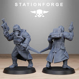 GrimGuard Vigils / Soldier / Imperial / Infantry / Sci Fi / Space / Kit bash / Table Top / Station Forge / 3D Print / Wargaming