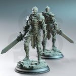 Forgotten Knights / Possed / Knights / Creature / Magic / Vines / Fighter / Fey touched / DnD / DM Stash / 3D Print / TableTop / 32mm / 75mm