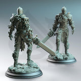 Forgotten Knights / Possed / Knights / Creature / Magic / Vines / Fighter / Fey touched / DnD / DM Stash / 3D Print / TableTop / 32mm / 75mm