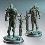 Forgotten Knights / Possed / Knights / Creature / Magic / Vines / Fighter / Fey touched / DnD / DM Stash / 3D Print / TableTop / 32mm / 75mm