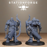 Solaris Archers / Knights / Humans / Archers / Ranged / Dungeon / Steampunk / Fantasy / Table Top / Station Forge Legacy / Wargaming