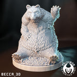 Lax Bear / Pokemon / Kaijumon / Munchlax / Snorlax / Gigamax / DnD / Monster / Miniature / 3D Print / TableTop Miniature