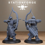 Solaris Archers / Knights / Humans / Archers / Ranged / Dungeon / Steampunk / Fantasy / Table Top / Station Forge Legacy / Wargaming