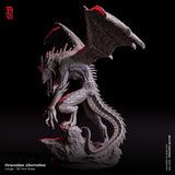 Draconian Aberration  / Dragon / Monster / Pathfinder / DnD / Flesh of God / 3D Print / 4K Mini /TableTop Miniature / 50mm