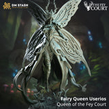 Queen Userios / Fey / Queen / Fairy / Elf / Butterfly / Magic / Fey / Fey touched / DnD / DM Stash / 3D Print / TableTop / 32mm / 75mm
