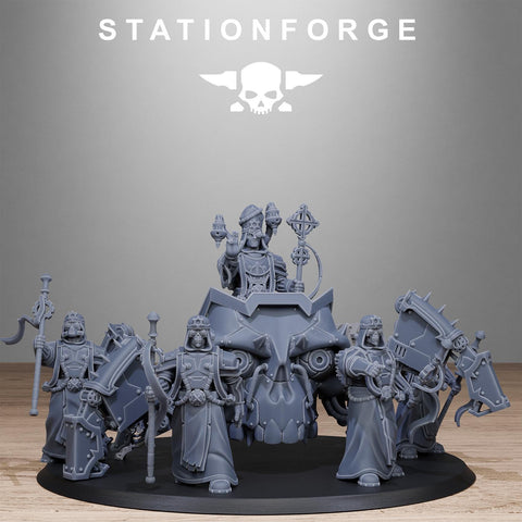 Scavenger Lecturn Walker / Mech / Vehicle /  Priest / Mech / Cyborg / Steampunk / Scavs / Sci Fi / Station Forge / 3D Print / Wargaming