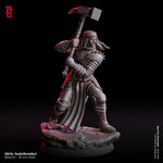 Idris Scalebreaker / Cleric / Fighter / Human / Warrior / Knight /  Pathfinder / DnD / Flesh of God / 3D Print / TableTop Miniature / 25mm