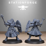 Vodalites Purifiers / Soldier / Knight / Guard / Crusade / Infantry / Sci Fi / Table Top / Station Forge / 3D Print / Wargaming