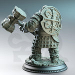 Kilroy / Dwarf / Cleric / Fey / Paladin / Earth / Fairy / Magic / Fae / Fae touched / DnD / DM Stash / 3D Print / TableTop / 32mm / 75mm
