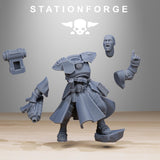 Vodalites Purifiers / Soldier / Knight / Guard / Crusade / Infantry / Sci Fi / Table Top / Station Forge / 3D Print / Wargaming