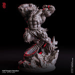 Half-Dragon Smasher / Creature / Draconian / Monster / Pathfinder / DnD / Flesh of God / 3D Print / 4K Mini /TableTop Miniature / 50mm