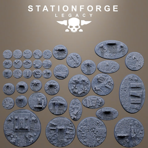 Gothic Bases / Bases / Toppers / Gothic / Mystic / Dungeon / Fantasy / Table Top / Station Forge Legacy / Wargaming