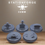 Gothic Bases / Bases / Toppers / Gothic / Mystic / Dungeon / Fantasy / Table Top / Station Forge Legacy / Wargaming