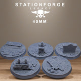 Gothic Bases / Bases / Toppers / Gothic / Mystic / Dungeon / Fantasy / Table Top / Station Forge Legacy / Wargaming
