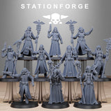 GrimCorps Seers / Cultist / Seet / Chaos / Imperial / Infantry / Sci Fi / Space / Table Top / Station Forge / 3D Print/4K Mini/Wargaming